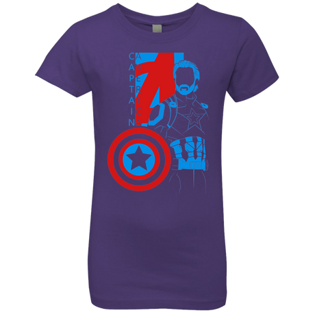 T-Shirts Purple Rush / YXS Captain Profile Girls Premium T-Shirt