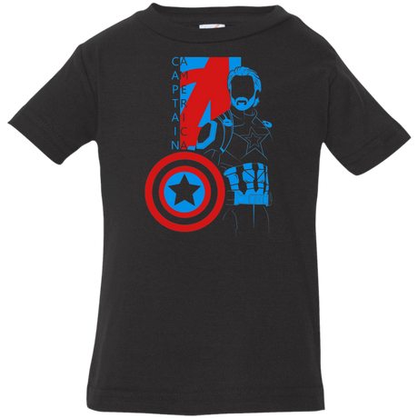 T-Shirts Black / 6 Months Captain Profile Infant Premium T-Shirt