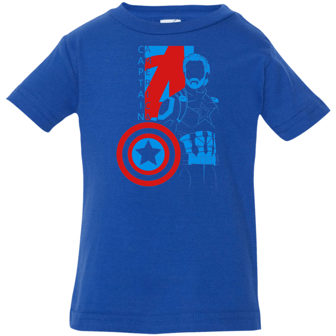 T-Shirts Royal / 6 Months Captain Profile Infant Premium T-Shirt