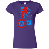 T-Shirts Purple / S Captain Profile Junior Slimmer-Fit T-Shirt