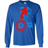 T-Shirts Royal / S Captain Profile Men's Long Sleeve T-Shirt