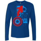 T-Shirts Royal / S Captain Profile Men's Premium Long Sleeve