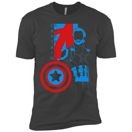 T-Shirts Heavy Metal / X-Small Captain Profile Men's Premium T-Shirt