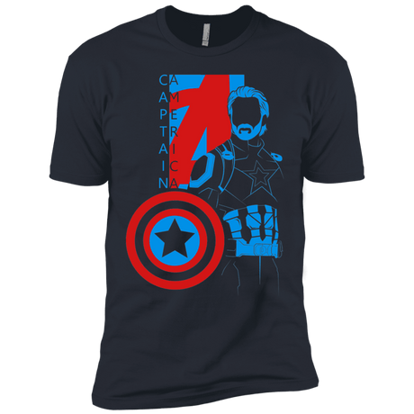 T-Shirts Indigo / X-Small Captain Profile Men's Premium T-Shirt