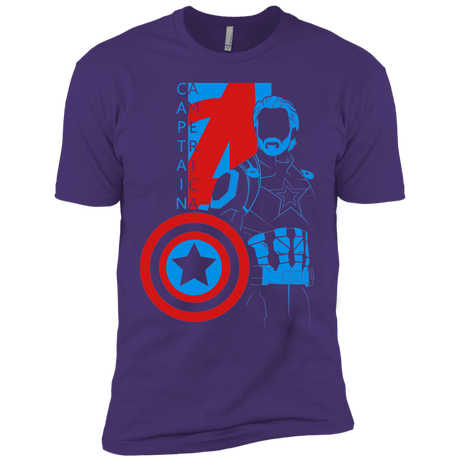 T-Shirts Purple Rush/ / X-Small Captain Profile Men's Premium T-Shirt