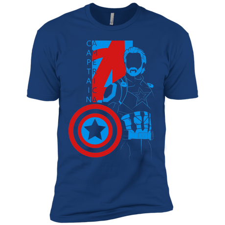 T-Shirts Royal / X-Small Captain Profile Men's Premium T-Shirt