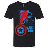 T-Shirts Black / X-Small Captain Profile Men's Premium V-Neck