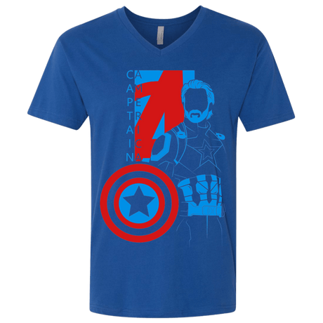 T-Shirts Royal / X-Small Captain Profile Men's Premium V-Neck