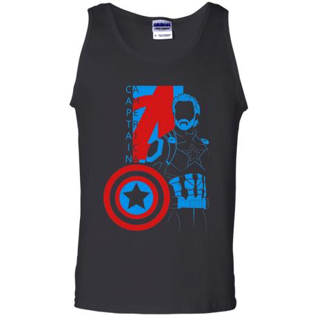T-Shirts Black / S Captain Profile Men's Tank Top