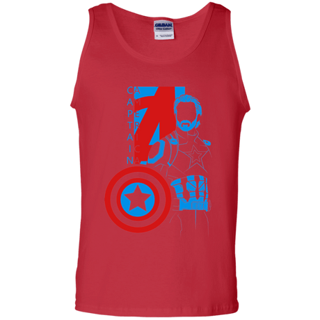 T-Shirts Red / S Captain Profile Men's Tank Top