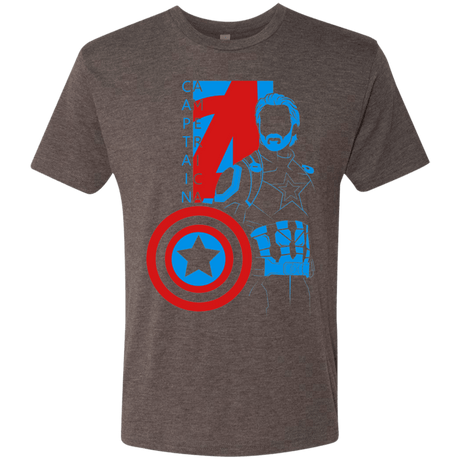 T-Shirts Macchiato / S Captain Profile Men's Triblend T-Shirt