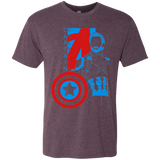 T-Shirts Vintage Purple / S Captain Profile Men's Triblend T-Shirt