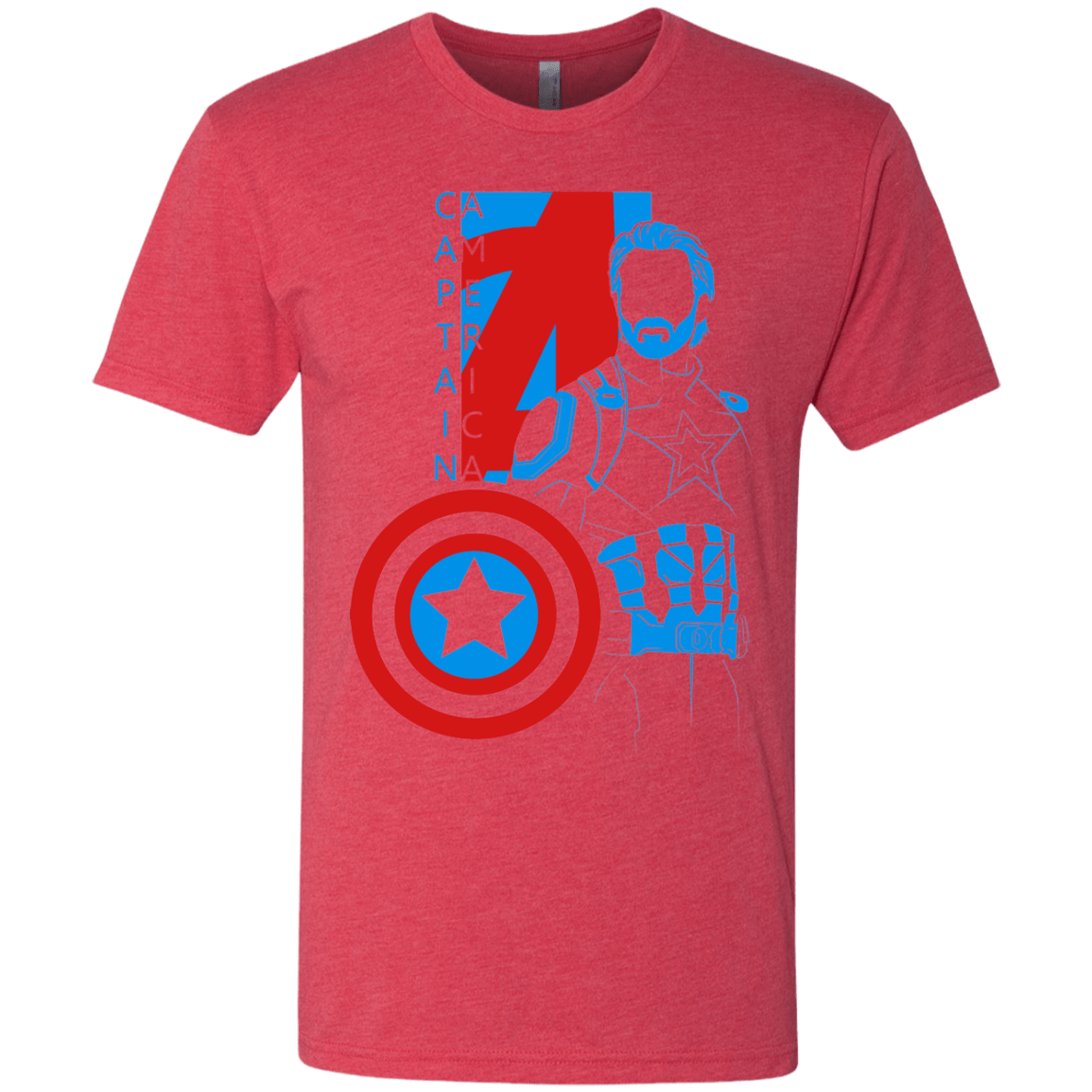 T-Shirts Vintage Red / S Captain Profile Men's Triblend T-Shirt