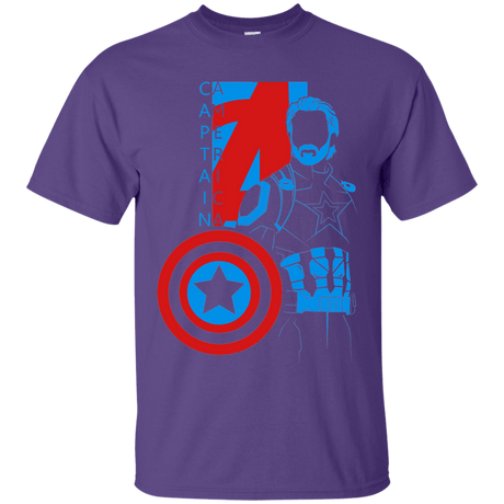 T-Shirts Purple / S Captain Profile T-Shirt