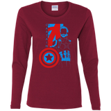 T-Shirts Cardinal / S Captain Profile Women's Long Sleeve T-Shirt