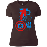 T-Shirts Dark Chocolate / X-Small Captain Profile Women's Premium T-Shirt