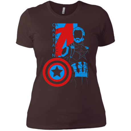 T-Shirts Dark Chocolate / X-Small Captain Profile Women's Premium T-Shirt