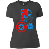 T-Shirts Heavy Metal / X-Small Captain Profile Women's Premium T-Shirt