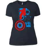 T-Shirts Indigo / X-Small Captain Profile Women's Premium T-Shirt