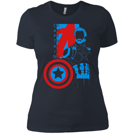 T-Shirts Indigo / X-Small Captain Profile Women's Premium T-Shirt