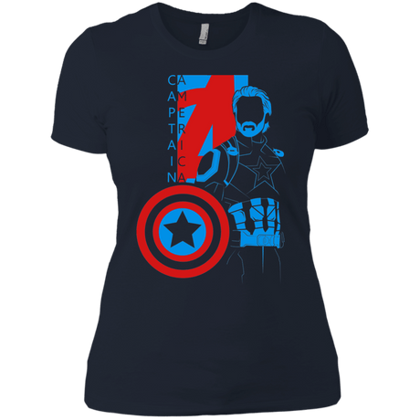 T-Shirts Midnight Navy / X-Small Captain Profile Women's Premium T-Shirt