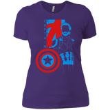 T-Shirts Purple Rush/ / X-Small Captain Profile Women's Premium T-Shirt