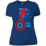 T-Shirts Royal / X-Small Captain Profile Women's Premium T-Shirt