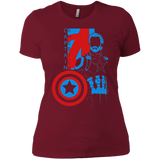 T-Shirts Scarlet / X-Small Captain Profile Women's Premium T-Shirt