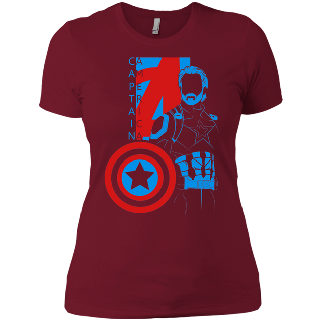 T-Shirts Scarlet / X-Small Captain Profile Women's Premium T-Shirt