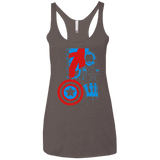 T-Shirts Macchiato / X-Small Captain Profile Women's Triblend Racerback Tank