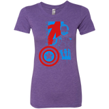 T-Shirts Purple Rush / S Captain Profile Women's Triblend T-Shirt