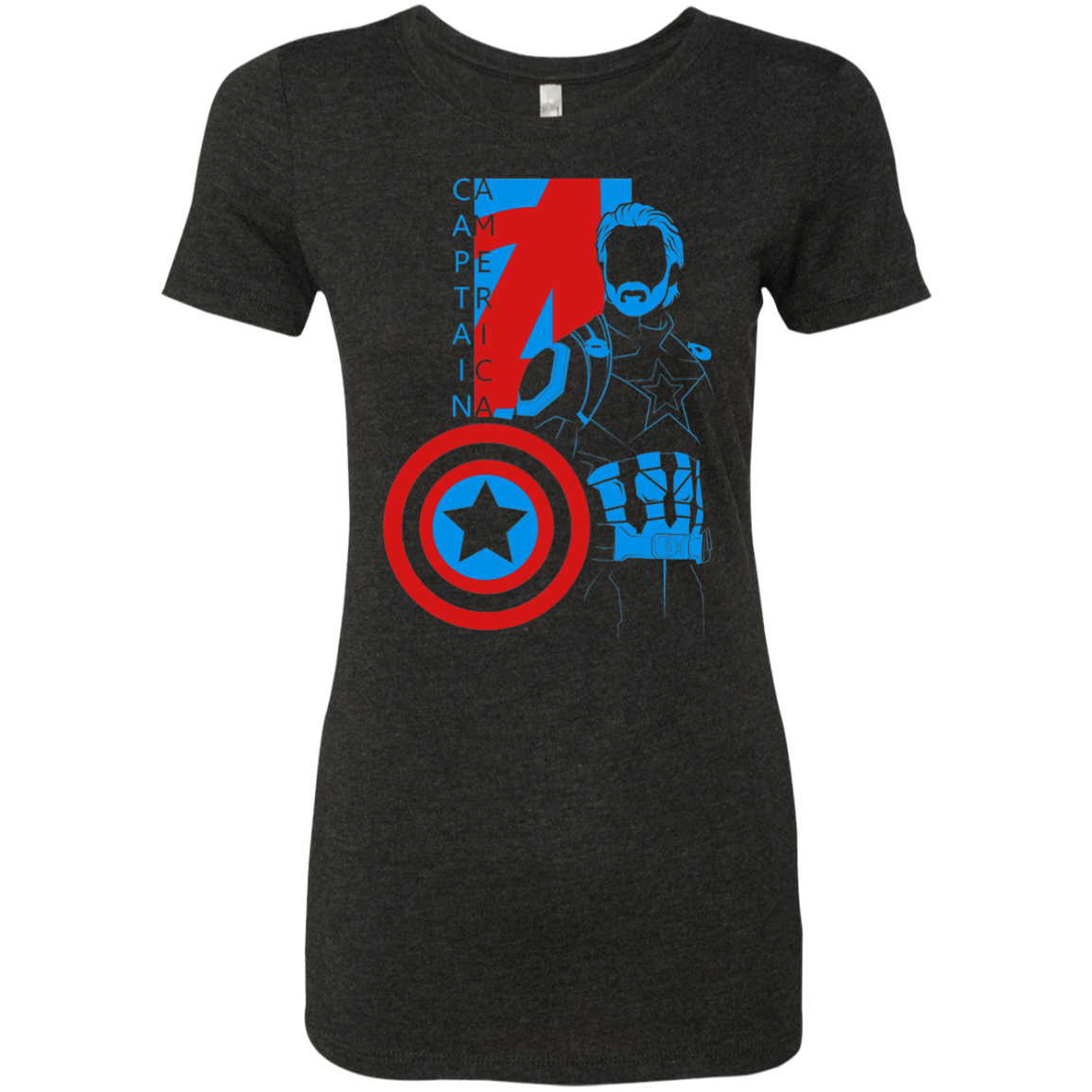 T-Shirts Vintage Black / S Captain Profile Women's Triblend T-Shirt