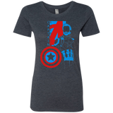 T-Shirts Vintage Navy / S Captain Profile Women's Triblend T-Shirt