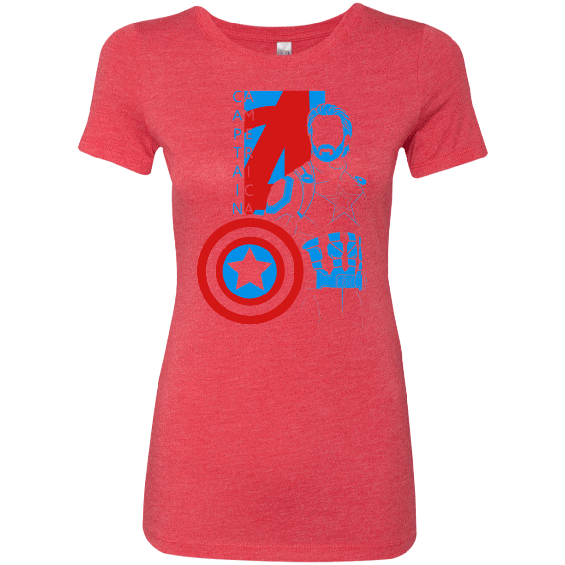 T-Shirts Vintage Red / S Captain Profile Women's Triblend T-Shirt