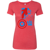 T-Shirts Vintage Red / S Captain Profile Women's Triblend T-Shirt