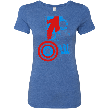T-Shirts Vintage Royal / S Captain Profile Women's Triblend T-Shirt