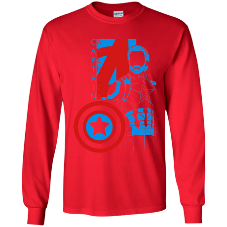 T-Shirts Red / YS Captain Profile Youth Long Sleeve T-Shirt