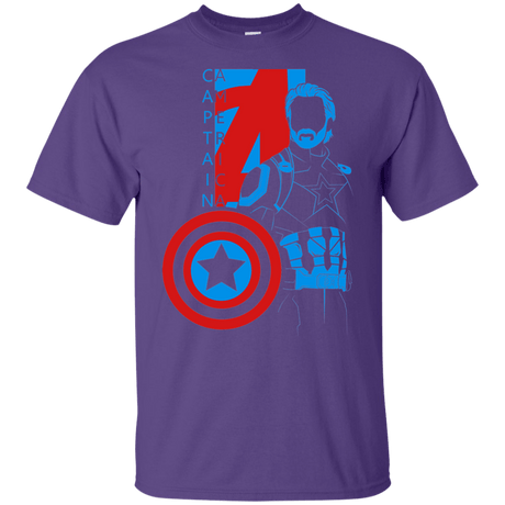 T-Shirts Purple / YXS Captain Profile Youth T-Shirt