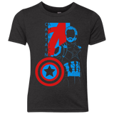 T-Shirts Vintage Black / YXS Captain Profile Youth Triblend T-Shirt