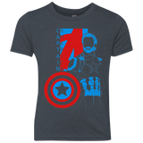 T-Shirts Vintage Navy / YXS Captain Profile Youth Triblend T-Shirt