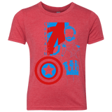 T-Shirts Vintage Red / YXS Captain Profile Youth Triblend T-Shirt