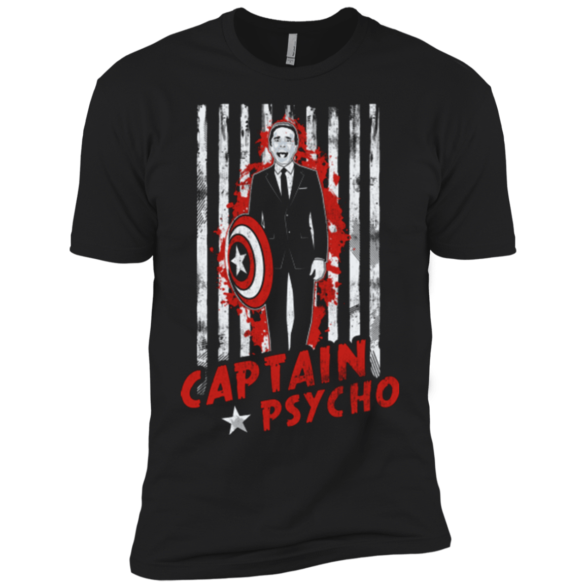 T-Shirts Black / YXS Captain Psycho Boys Premium T-Shirt