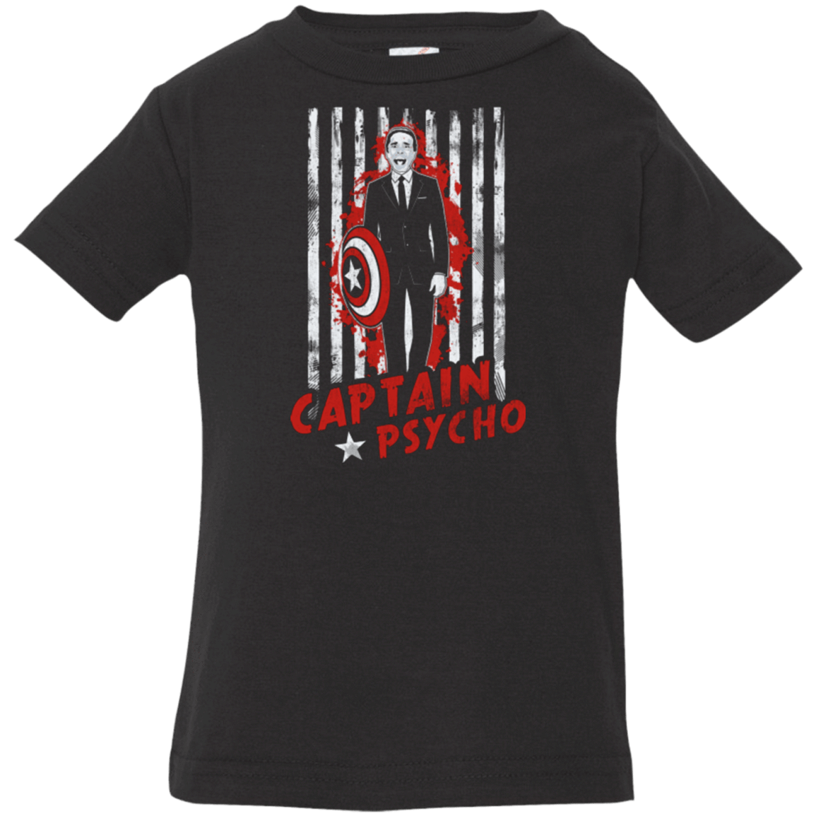 T-Shirts Black / 6 Months Captain Psycho Infant Premium T-Shirt