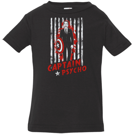 T-Shirts Black / 6 Months Captain Psycho Infant Premium T-Shirt