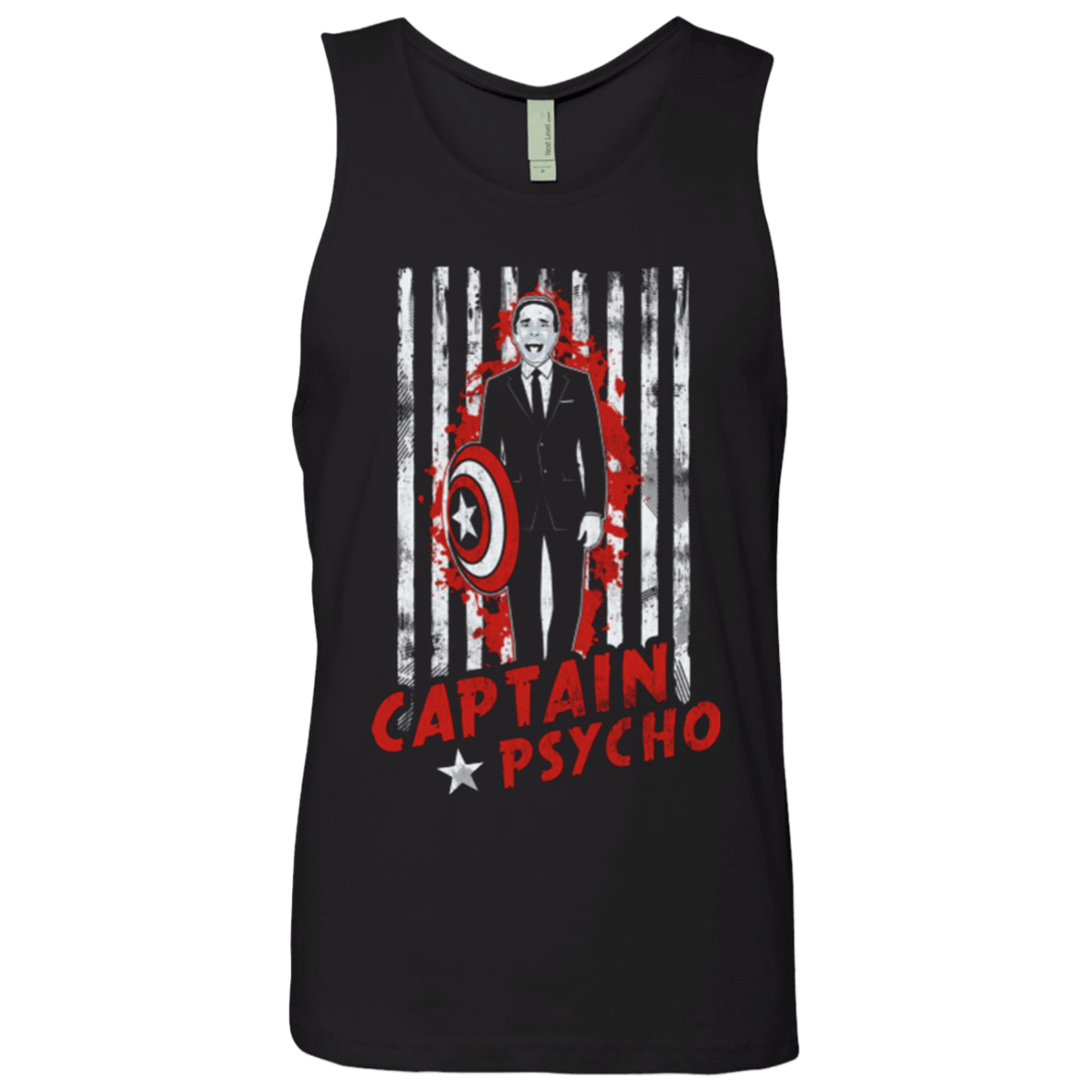T-Shirts Black / Small Captain Psycho Men's Premium Tank Top