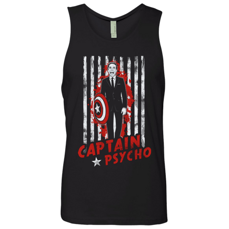 T-Shirts Black / Small Captain Psycho Men's Premium Tank Top