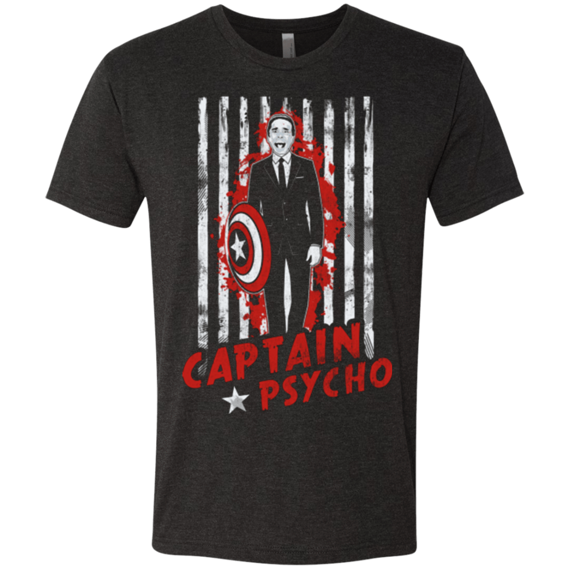 T-Shirts Vintage Black / Small Captain Psycho Men's Triblend T-Shirt