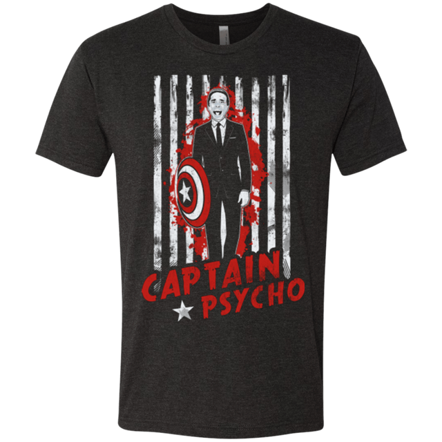 T-Shirts Vintage Black / Small Captain Psycho Men's Triblend T-Shirt