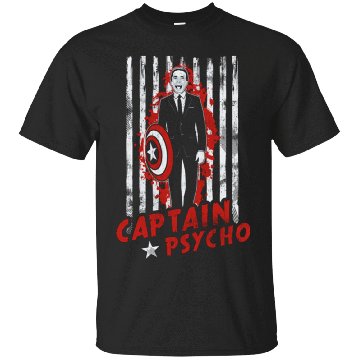 T-Shirts Black / Small Captain Psycho T-Shirt
