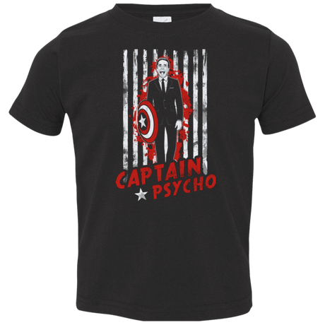 T-Shirts Black / 2T Captain Psycho Toddler Premium T-Shirt